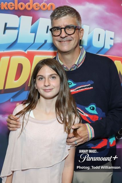 (L-R): Dana Snyder and guest attend the Clash of the Thundermans Screening Event on Wednesday, September 2, 2026 in Los Angeles. Photo Credit: Todd Williamson/JanuaryImages for Paramount+