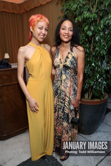 Yvette Metoyer, right, and guest attend the Emmy Awards Toast 2026 at Soho House West Hollywood on Thursday, Sept. 3, 2026 in Los Angeles.