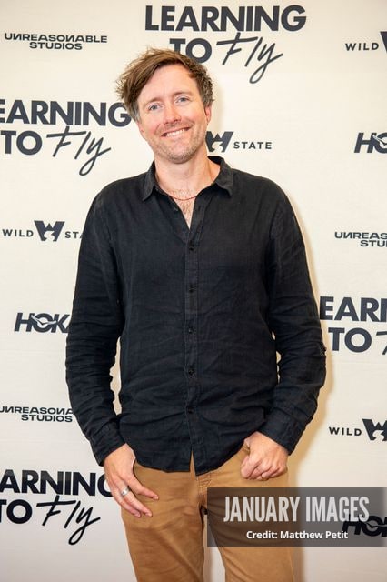 Max Lowe attends the Learning to Fly Los Angeles Premiere at The Aero Theater on Saturday August 15th, 2026 in Los Angeles.