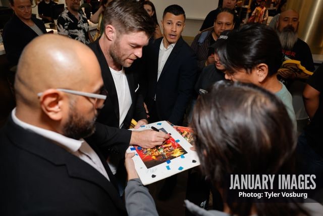 Liam McIntyre attends the Golden Axe Screening Event on Tuesday, September 15, 2026 in Los Angeles. Photo Credit: Tyler Vosburg/JanuaryImages for Paramount+