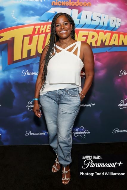 (L-R): Daniele Gaither attends the Clash of the Thundermans Screening Event on Wednesday, September 2, 2026 in Los Angeles. Photo Credit: Todd Williamson/JanuaryImages for Paramount+