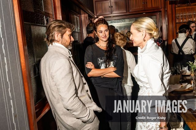 Grant Show, Shailene Woodley and Katherine LaNasa attend Katerine LaNasa’s Emmy Nomination Toast at Craig’s on Friday August 14th, 2026 in Los Angeles. Credit Roger Kisby/JanuaryImages