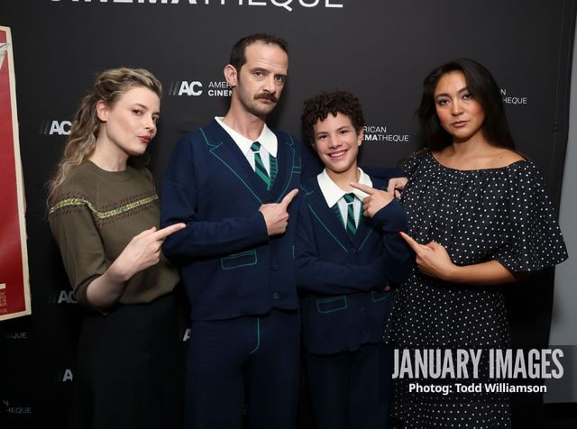 Gillian Jacobs, from left, Will Brill, Nevada Jose and Giselle Bonilla attend The Musical Los Angeles Premiere on Thursday, Sept 17, 2026 in Los Angeles, Calif.