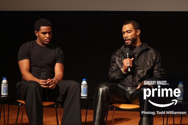 Jaalen Best and Omari Hardwick attend the Prime Videos The Greatest LA FYC Event at Linwood Dunn Theater on Monday, Oct. 5, 2026 in Los Angeles.