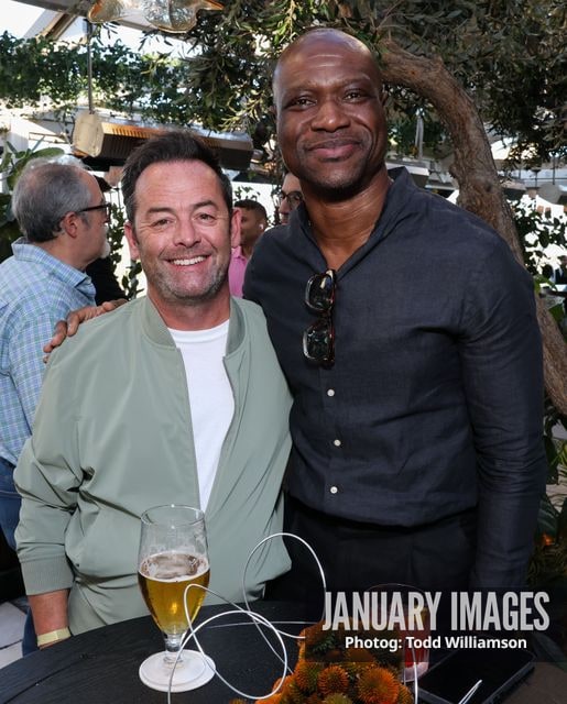 Darran Tiernan, ISC and Hnedel Maximore attend the Emmy Awards Toast 2026 at Soho House West Hollywood on Thursday, Sept. 3, 2026 in Los Angeles.