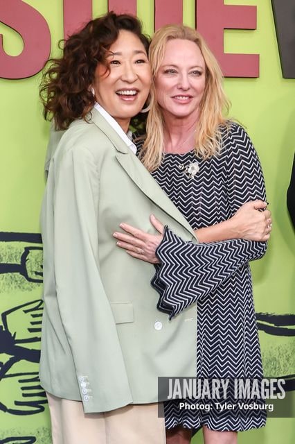 Sandra Oh and Virginia Madsen attend Searchlight Pictures' Sideways 20th Anniversary Screening on Oct 26, 2024 in Los Angeles, CA.