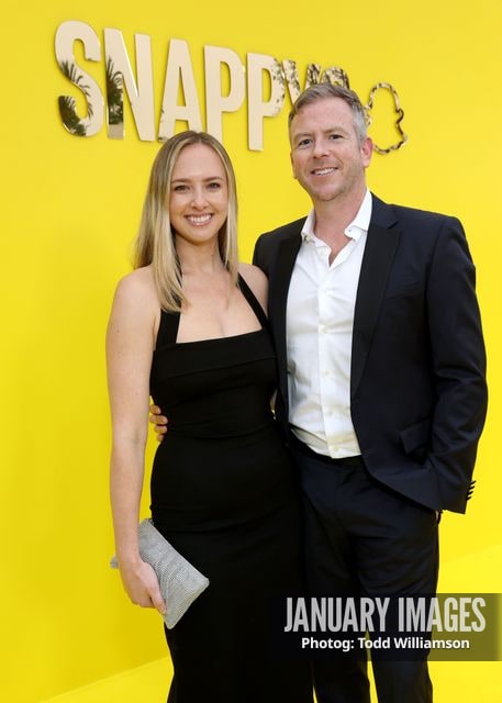 Katie Warsham, Peter Hamby — The Snappys Awards 2026 - Arrivals
