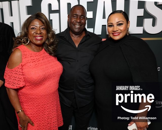 Ernest Harden Jr. and Dana Gourrier attend the Prime Videos The Greatest LA FYC Event at Linwood Dunn Theater on Monday, Oct. 5, 2026 in Los Angeles.