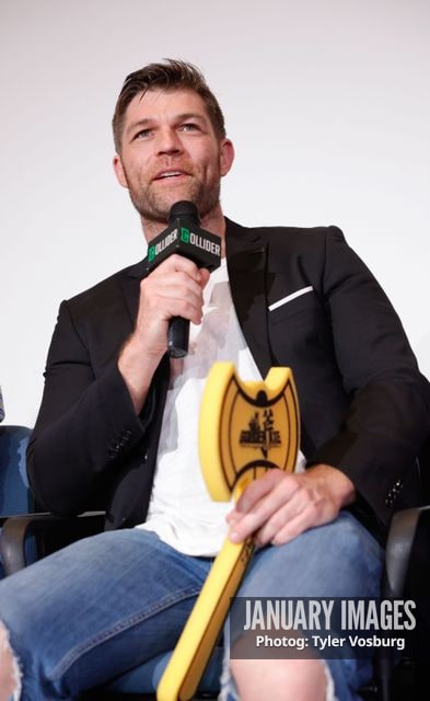 Liam McIntyre attends the Golden Axe Screening Event on Tuesday, September 15, 2026 in Los Angeles. Photo Credit: Tyler Vosburg/JanuaryImages for Paramount+
