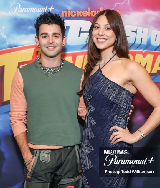 (L-R): Jack Griffo and Kira Kosarin attend the Clash of the Thundermans Screening Event on Wednesday, September 2, 2026 in Los Angeles. Photo Credit: Todd Williamson/JanuaryImages for Paramount+