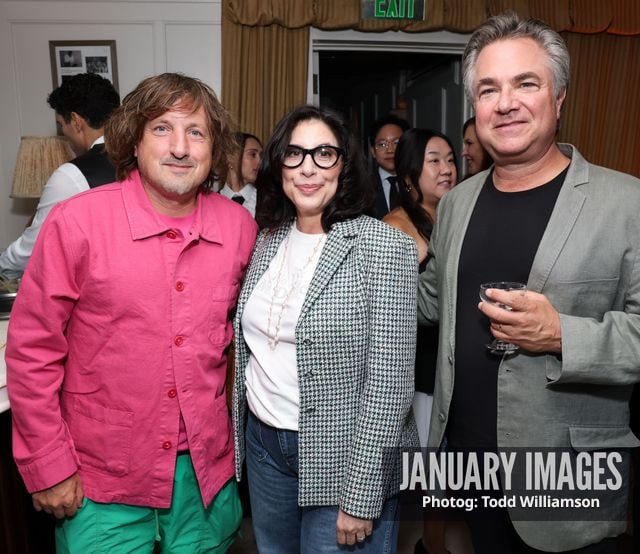 Daniel Pemberton and Sue Kroll attend the Emmy Awards Toast 2026 at Soho House West Hollywood on Thursday, Sept. 3, 2026 in Los Angeles.
