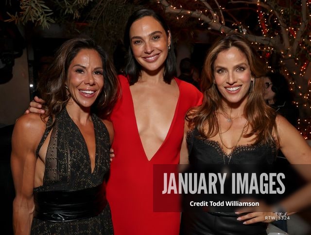 Jillian Lapedus, Gal Gadot and Noa Tishby attend Amazon MGM Studios The Runner Los Angeles Premiere afterparty at Ysabel on Thursday, Aug 27, 2026 in Los Angeles, Calif.