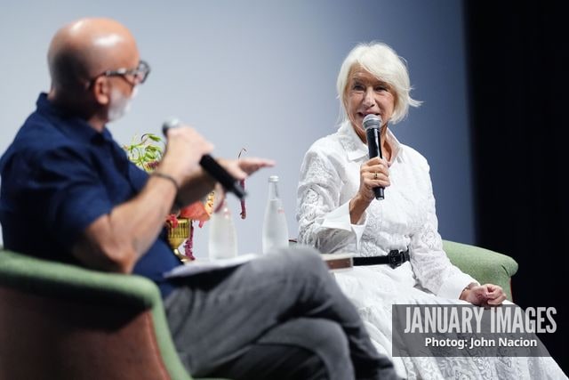 John Neumaier and Helen Mirren at the MobLand SAG Nom Com event on Wednesday, September 16, 2026 in New York. Photo Credit: John Nacion/JanuaryImages for Paramount+