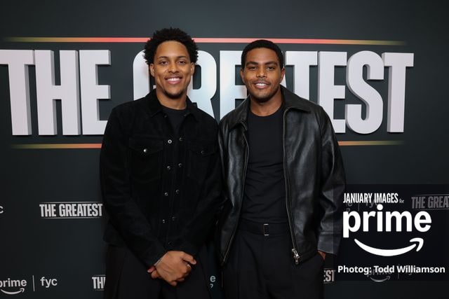 Kai Parham and Jaalen Best attend the Prime Videos The Greatest LA FYC Event at Linwood Dunn Theater on Monday, Oct. 5, 2026 in Los Angeles.