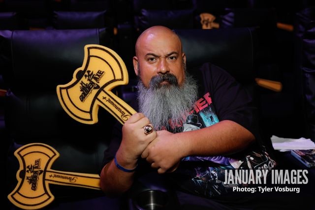 (L-R):Talent attends the Golden Axe Screening Event on Tuesday, September 15, 2026 in Los Angeles. Photo Credit: Tyler Vosburg/JanuaryImages for Paramount+