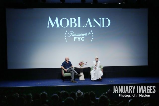 John Neumaier and Helen Mirren at the MobLand SAG Nom Com event on Wednesday, September 16, 2026 in New York. Photo Credit: John Nacion/JanuaryImages for Paramount+