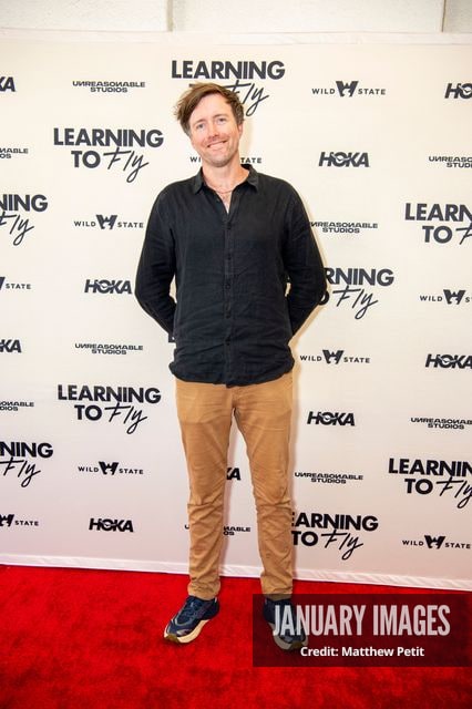 Max Lowe attends the Learning to Fly Los Angeles Premiere at The Aero Theater on Saturday August 15th, 2026 in Los Angeles.