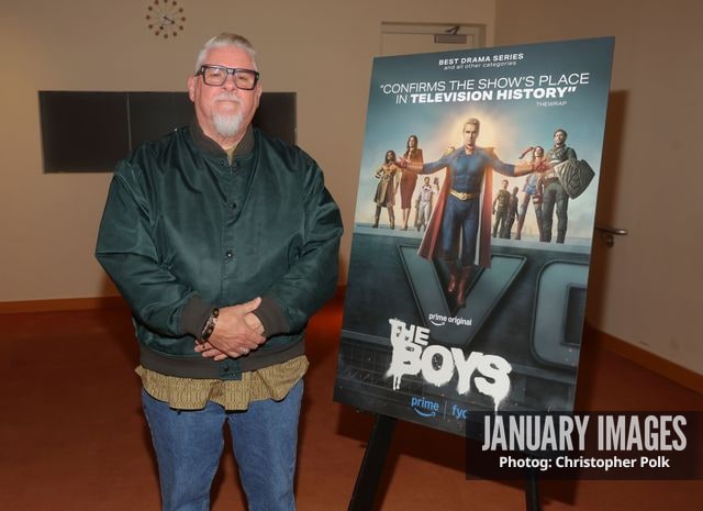 Phil Sgriccia attends The Boys S5 LA Special Screening, Q&A and Reception at the Linwood Dunn Theater on October 14, 2026 in Los Angeles. Photo Credit: Christopher Polk/JanuaryImages for PrimeVideo