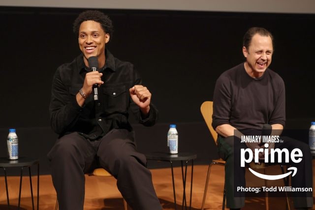 Kai Parham and Giovanni Ribisi attend the Prime Videos The Greatest LA FYC Event at Linwood Dunn Theater on Monday, Oct. 5, 2026 in Los Angeles.