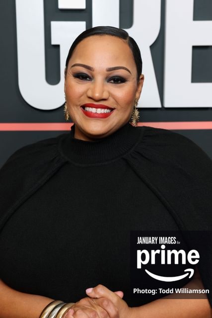 Dana Gourrier attends the Prime Videos The Greatest LA FYC Event at Linwood Dunn Theater on Monday, Oct. 5, 2026 in Los Angeles.
