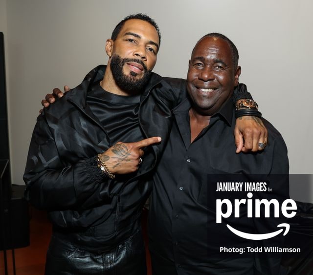 Omari Hardwick and Ernest Harden Jr. attend the Prime Videos The Greatest LA FYC Event at Linwood Dunn Theater on Monday, Oct. 5, 2026 in Los Angeles.