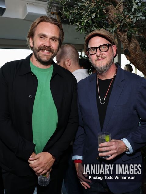 Chris Candy and Scott Stoddard attend the Emmy Awards Toast 2026 at Soho House West Hollywood on Thursday, Sept. 3, 2026 in Los Angeles.