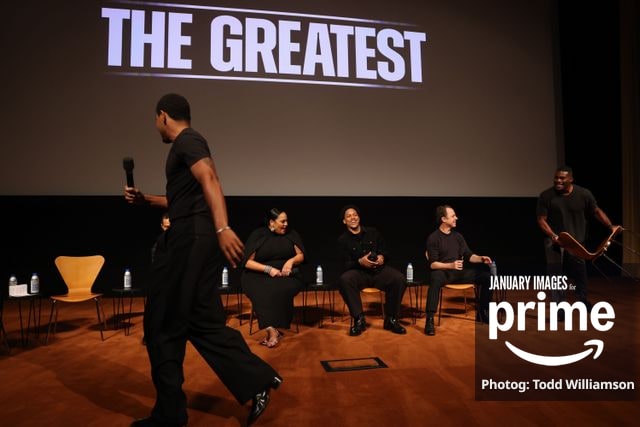 Jaalen Best, Dana Gourrier, Kai Parham, Giovanni Ribisi and Amin Joseph attend the Prime Videos The Greatest LA FYC Event at Linwood Dunn Theater on Monday, Oct. 5, 2026 in Los Angeles.