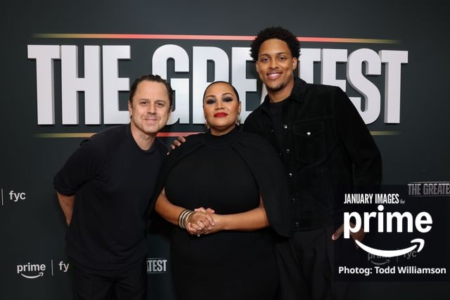 Giovanni Ribisi, Dana Gourrier and Kai Parham attend the Prime Videos The Greatest LA FYC Event at Linwood Dunn Theater on Monday, Oct. 5, 2026 in Los Angeles.