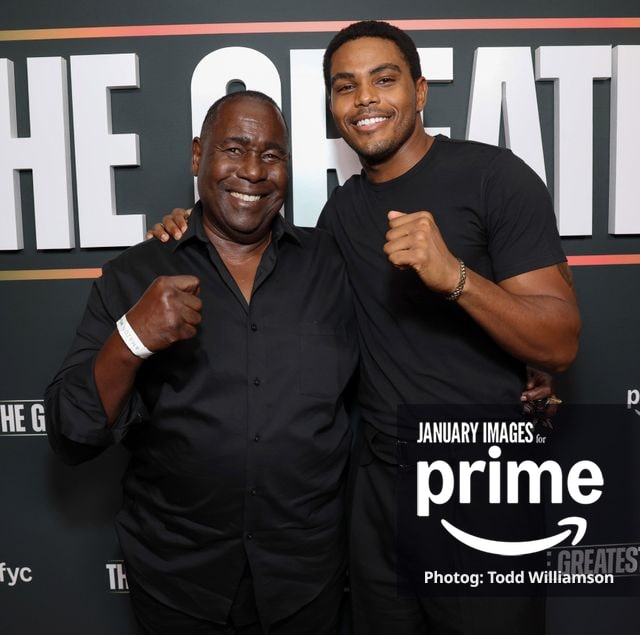 Ernest Harden Jr. and Jaalen Best attend the Prime Videos The Greatest LA FYC Event at Linwood Dunn Theater on Monday, Oct. 5, 2026 in Los Angeles.