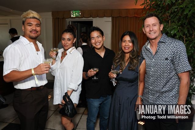 Micaiah Chau, Solomon Brende, and guests attend the Emmy Awards Toast 2026 at Soho House West Hollywood on Thursday, Sept. 3, 2026 in Los Angeles.