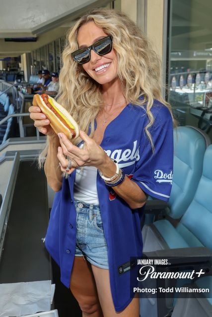 (L-R): Trish Mears attends the Paramount+ unscripted series Team Moms: Baseball on Saturday, October 3, 2026 in Los Angeles. Photo Credit: Todd Williamson/JanuaryImages for Paramount+