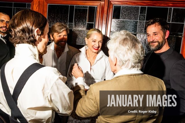 Sarah Paulson, Grant Show, Katherine LaNasa, Glenn Close, Noah Wylie attend Katerine LaNasa’s Emmy Nomination Toast at Craig’s on Friday August 14th, 2026 in Los Angeles. Credit Roger Kisby/JanuaryImages