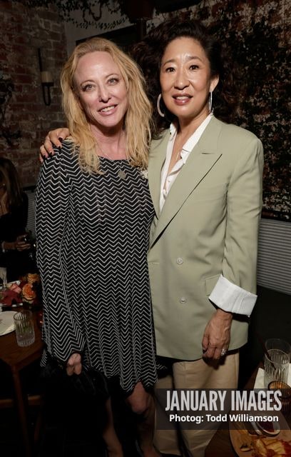 Virginia Madsen and Sandra Oh attend Searchlight Pictures' Sideways 20th Anniversary Screening on Oct 26, 2024 in Los Angeles, CA.