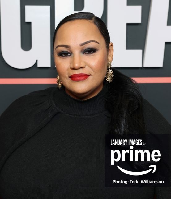 Dana Gourrier attends the Prime Videos The Greatest LA FYC Event at Linwood Dunn Theater on Monday, Oct. 5, 2026 in Los Angeles.