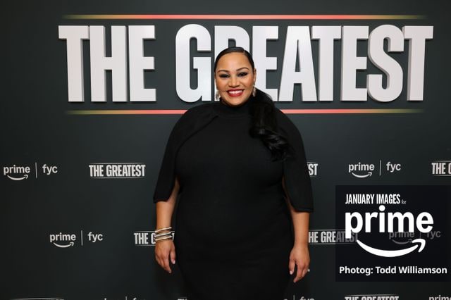 Dana Gourrier attends the Prime Videos The Greatest LA FYC Event at Linwood Dunn Theater on Monday, Oct. 5, 2026 in Los Angeles.