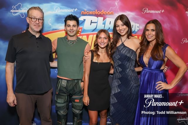 (L-R): Chris Tallman, Jack Griffo, Maya Le Clark, Kira Kosarin and Rosa Blasi attend the Clash of the Thundermans Screening Event on Wednesday, September 2, 2026 in Los Angeles. Photo Credit: Todd Williamson/JanuaryImages for Paramount+
