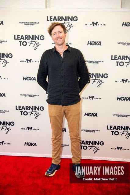 Max Lowe attends the Learning to Fly Los Angeles Premiere at The Aero Theater on Saturday August 15th, 2026 in Los Angeles.