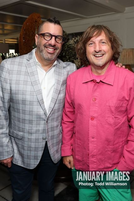 Christopher Lennertz and Daniel Pemberton attend the Emmy Awards Toast 2026 at Soho House West Hollywood on Thursday, Sept. 3, 2026 in Los Angeles.