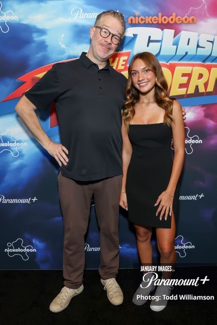 (L-R): Chris Tallman and Maya Le Clark attend the Clash of the Thundermans Screening Event on Wednesday, September 2, 2026 in Los Angeles. Photo Credit: Todd Williamson/JanuaryImages for Paramount+