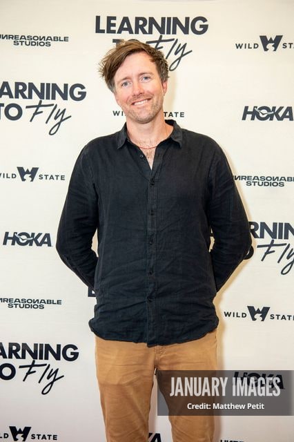 Max Lowe attends the Learning to Fly Los Angeles Premiere at The Aero Theater on Saturday August 15th, 2026 in Los Angeles.