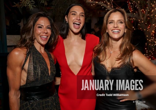 Jillian Lapedus, Gal Gadot and Noa Tishby attend Amazon MGM Studios The Runner Los Angeles Premiere afterparty at Ysabel on Thursday, Aug 27, 2026 in Los Angeles, Calif.